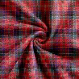 Scottish Hay and Leith Weathered Clan Crest Tartan V neck Knitted Fleece Cardigans