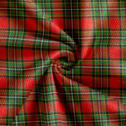 Scottish Gillespie Ancient Clan Crest Tartan V neck Knitted Fleece Cardigans
