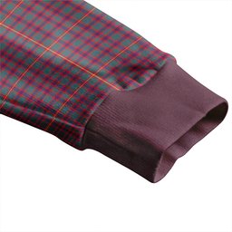 Scottish Hall Weathered Clan Crest Tartan V neck Knitted Fleece Cardigans