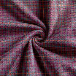 Scottish Hall Weathered Clan Crest Tartan V neck Knitted Fleece Cardigans
