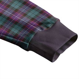 Scottish Hunter (Michael) Weathered Clan Crest Tartan V neck Knitted Fleece Cardigans