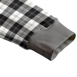 Scottish Erskine Blue Clan Crest Tartan V neck Knitted Fleece Cardigans