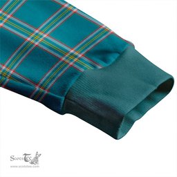 Scottish Crichton (Creighton) Ancient Clan Crest Tartan V neck Knitted Fleece Cardigans