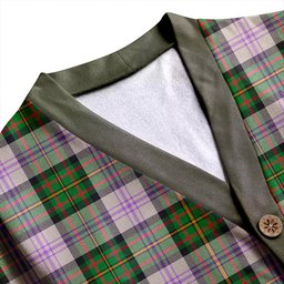Scottish Firth of Tay (Gillies Dress) Ancient Clan Crest Tartan V neck Knitted Fleece Cardigans