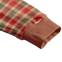 Scottish Gibson (Gibbs) Weathered Clan Crest Tartan V neck Knitted Fleece Cardigans