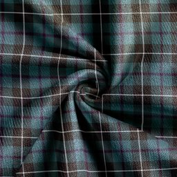 Scottish Douglas Weathered Clan Crest Tartan V neck Knitted Fleece Cardigans