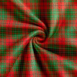 Scottish Cumming Ancient Clan Crest Tartan V neck Knitted Fleece Cardigans