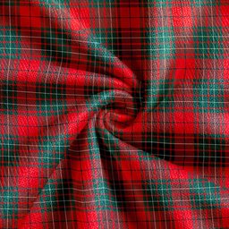 Scottish Cumming Modern Clan Crest Tartan V neck Knitted Fleece Cardigans