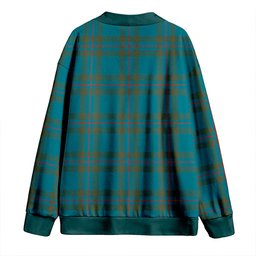 Scottish Elliot (Ellot) Ancient Clan Crest Tartan V neck Knitted Fleece Cardigans