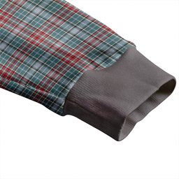 Scottish Gayre Weathered Clan Crest Tartan V neck Knitted Fleece Cardigans