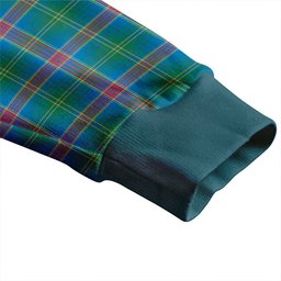 Scottish Hart Ancient Clan Crest Tartan V neck Knitted Fleece Cardigans