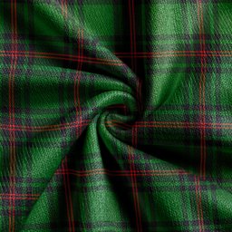 Scottish Halkerston Clan Crest Tartan V neck Knitted Fleece Cardigans