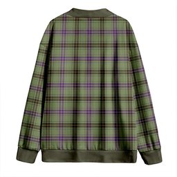 Scottish Henderson (MacKendrick) Weathered Clan Crest Tartan V neck Knitted Fleece Cardigans