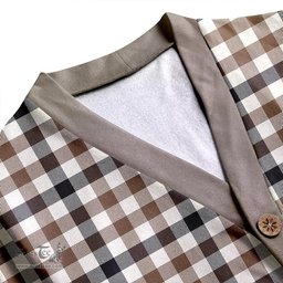 Scottish Hogg Ancient Clan Crest Tartan V neck Knitted Fleece Cardigans