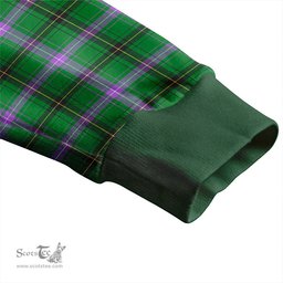 Scottish Henderson Ancient Clan Crest Tartan V neck Knitted Fleece Cardigans