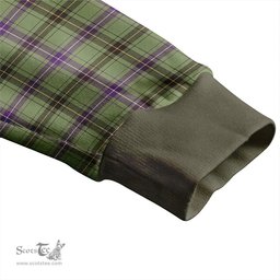 Scottish Henderson Weathered Clan Crest Tartan V neck Knitted Fleece Cardigans