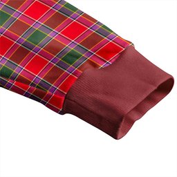 Scottish Gordon of Abergeldie Modern Clan Crest Tartan V neck Knitted Fleece Cardigans