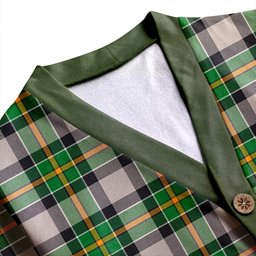 Scottish Hamilton of Brandon Ancient Clan Crest Tartan V neck Knitted Fleece Cardigans