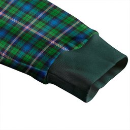 Scottish Gammell Ancient Clan Crest Tartan V neck Knitted Fleece Cardigans