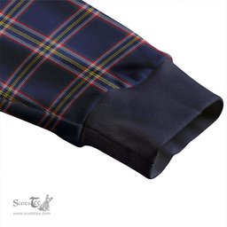 Scottish Crichton (Creighton) Modern Clan Crest Tartan V neck Knitted Fleece Cardigans