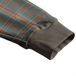 Scottish Hunter of Hunterston (Michael of Hunterston) Weathered Clan Crest Tartan V neck Knitted Fleece Cardigans
