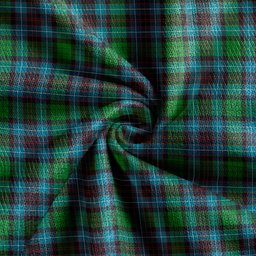 Scottish Hunter of Peebleshire Ancient Clan Crest Tartan V neck Knitted Fleece Cardigans