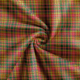Scottish Drummond of Strathallan Weathered Clan Crest Tartan V neck Knitted Fleece Cardigans