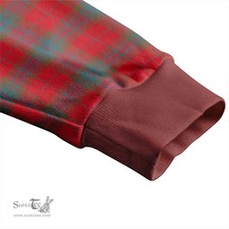 Scottish Fraser of Boblainy Hugh Weathered Clan Crest Tartan V neck Knitted Fleece Cardigans