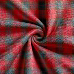 Scottish Fraser of Boblainy Hugh Weathered Clan Crest Tartan V neck Knitted Fleece Cardigans