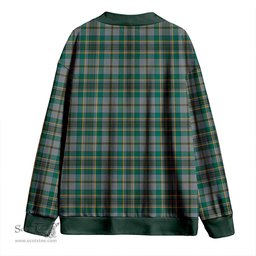 Scottish Craig (Craigie) Modern Clan Crest Tartan V neck Knitted Fleece Cardigans