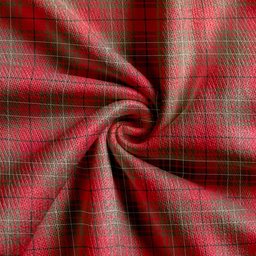 Scottish Cumming (MacAulay #2) Weathered Clan Crest Tartan V neck Knitted Fleece Cardigans