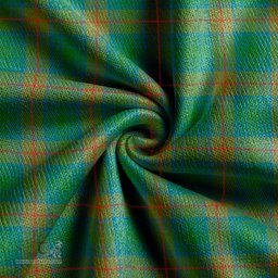 Scottish Cranston Ancient Clan Crest Tartan V neck Knitted Fleece Cardigans