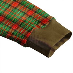 Scottish Dalrymple of Castleton #2 Ancient Clan Crest Tartan V neck Knitted Fleece Cardigans