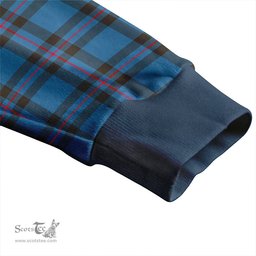 Scottish Elliot (Ellot) Modern Clan Crest Tartan V neck Knitted Fleece Cardigans