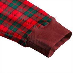 Scottish Dunbar Modern Clan Crest Tartan V neck Knitted Fleece Cardigans