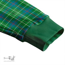 Scottish Duncan Ancient Clan Crest Tartan V neck Knitted Fleece Cardigans
