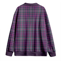 Scottish Couper (Cooper) Weathered Clan Crest Tartan V neck Knitted Fleece Cardigans
