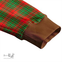 Scottish Cumming (MacAulay #2) Ancient Clan Crest Tartan V neck Knitted Fleece Cardigans