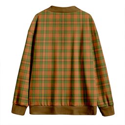 Scottish Donachie of Brockloch Hunting Modern Clan Crest Tartan V neck Knitted Fleece Cardigans