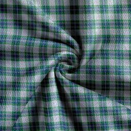 Scottish Fraser Arisaid Green Clan Crest Tartan V neck Knitted Fleece Cardigans