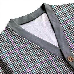 Scottish Halliday (Holliday) Modern Clan Crest Tartan V neck Knitted Fleece Cardigans