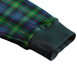 Scottish Huntly Gordon Gathering 2000 Modern Clan Crest Tartan V neck Knitted Fleece Cardigans