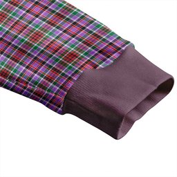 Scottish Huntly Ancient Clan Crest Tartan V neck Knitted Fleece Cardigans