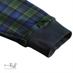 Scottish Lennie Modern Clan Crest Tartan V neck Knitted Fleece Cardigans