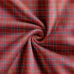 Scottish Lumsden Weathered Clan Crest Tartan V neck Knitted Fleece Cardigans