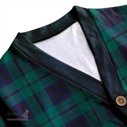 Scottish Keith (Marshall) Modern Clan Crest Tartan V neck Knitted Fleece Cardigans