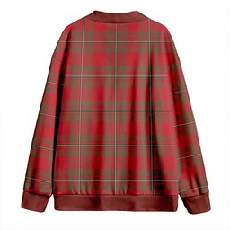 Scottish MacGregor of Cardney (Gregor of Cardney) Weathered Clan Crest Tartan V neck Knitted Fleece Cardigans
