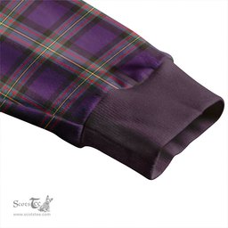 Scottish MacLaren of Broich Weathered Clan Crest Tartan V neck Knitted Fleece Cardigans