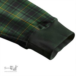Scottish MacArthur Modern Clan Crest Tartan V neck Knitted Fleece Cardigans