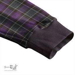 Scottish Lennie Weathered Clan Crest Tartan V neck Knitted Fleece Cardigans